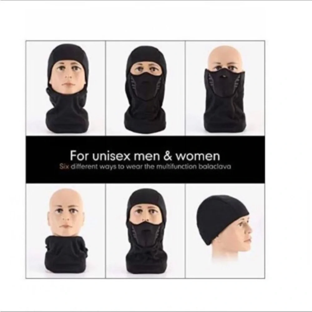 - Winter Windproof Fleece Ski Mask Balaclava Headwear